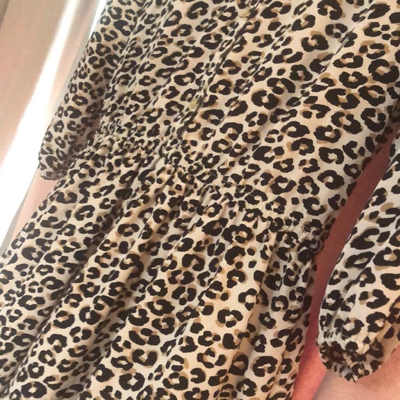 Girl’s leopard print dress - Picture 3 of 5